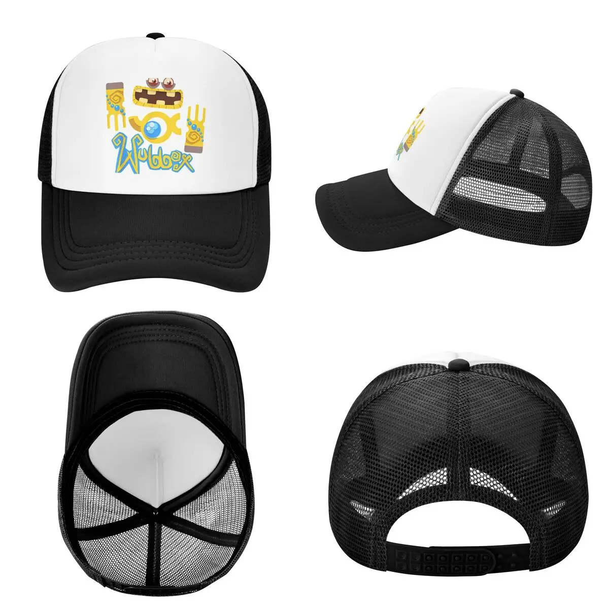 Wubbox My Singing Monsters (15) Cap Fashion Mesh Baseball Caps Adjustable Hat Hip Hop Summer Unisex Baseball Hats