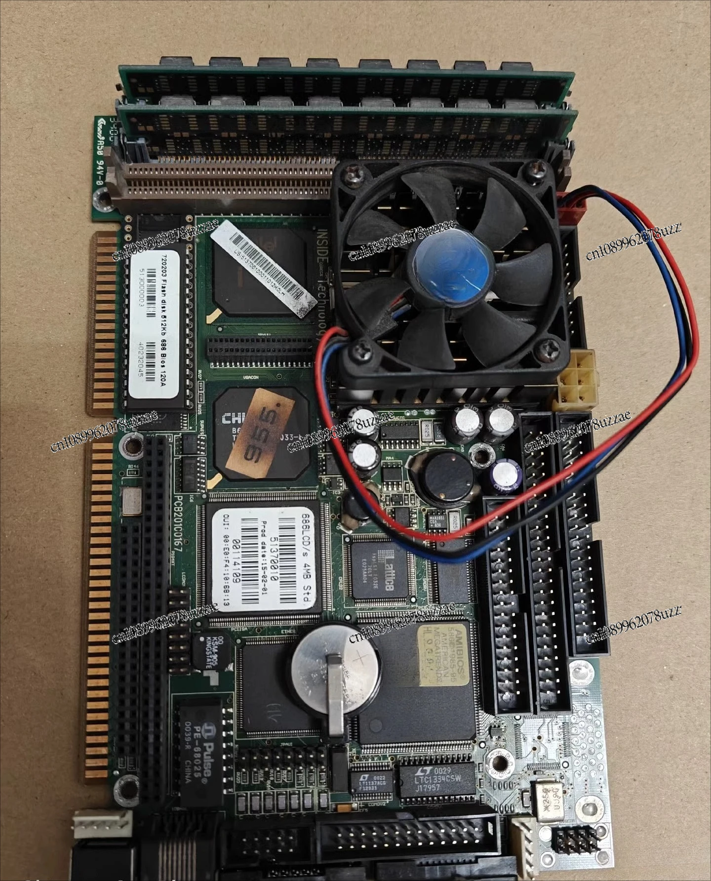 686LCD/S اللوحة الرئيسية للكمبيوتر الصناعي 786LCD/ST PLUS