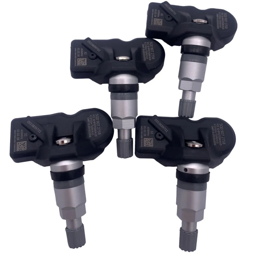 5Q0907275B 4PCS Sensore di Pressione Dei Pneumatici Sistema di Monitoraggio TPMS Per Audi RS3 Bentley Bentayga Porche Volkswagen Beetle Golf Eos NUOVO