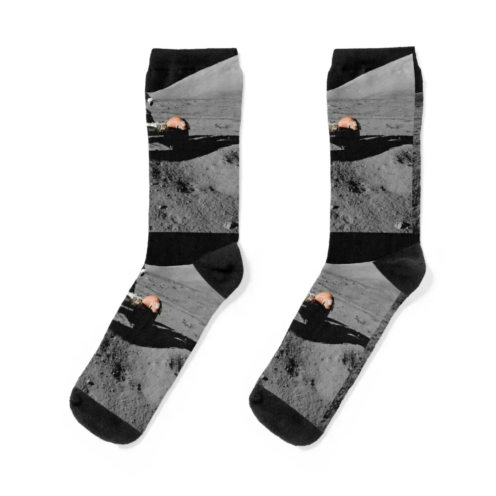 

Apollo 17 Lunar Rover Socks funny sock moving stockings cotton Woman Socks Men's