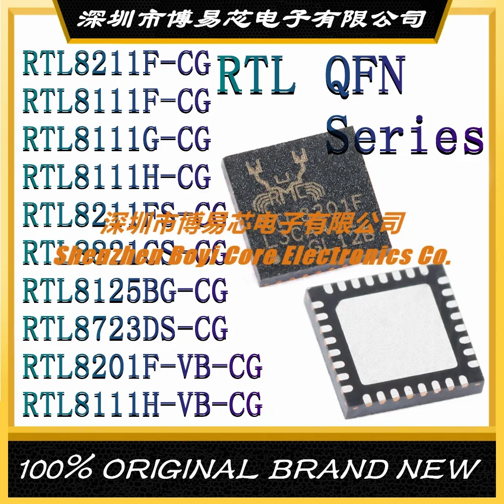 

RTL8211F RTL8111F RTL8111G RTL8111H RTL 8211FS RTL8821CS RTL8125BG RTL8723D RTL8201F VB CG Original Genuine QFN 32 48