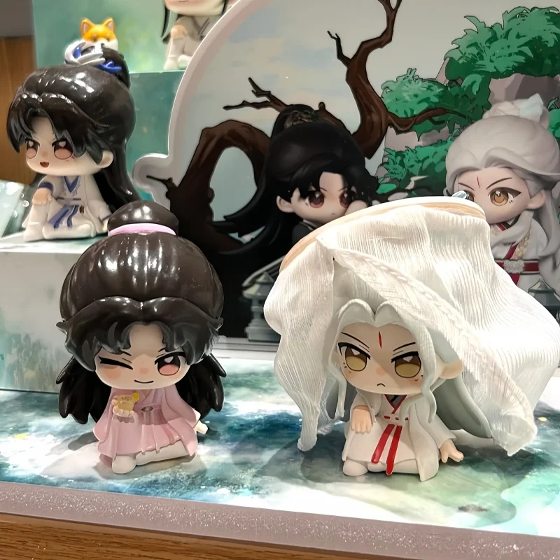 

Подлинная мини-фигурка Fu Shan Hai, вид на сито, горы, моры, слепая коробка, украшение для рабочего стола, модель из ПВХ, кукла, загадочная коробка, подарочные игрушки