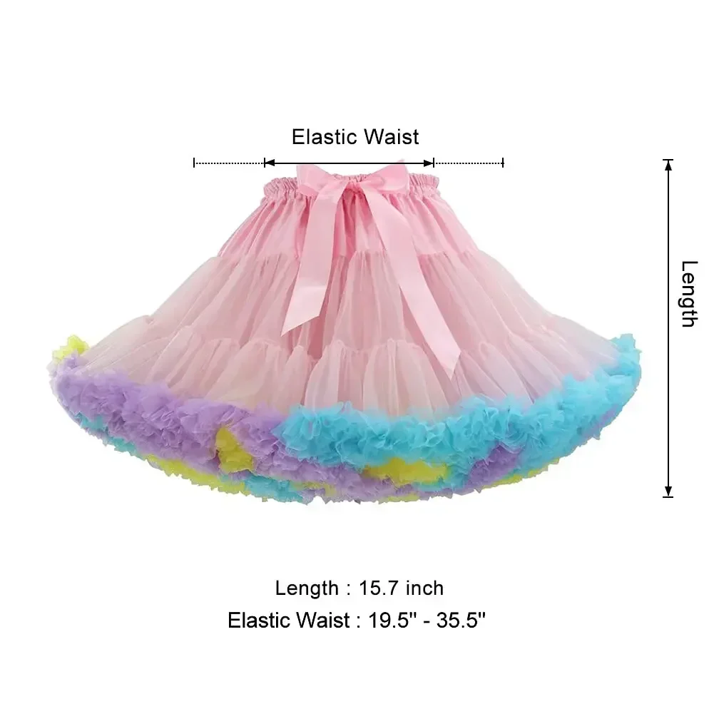 New Arrival Multi Color Sexy Flower Petticoat Tutu Underskirt Rockabilly Cosplay For Ball Wedding Dress