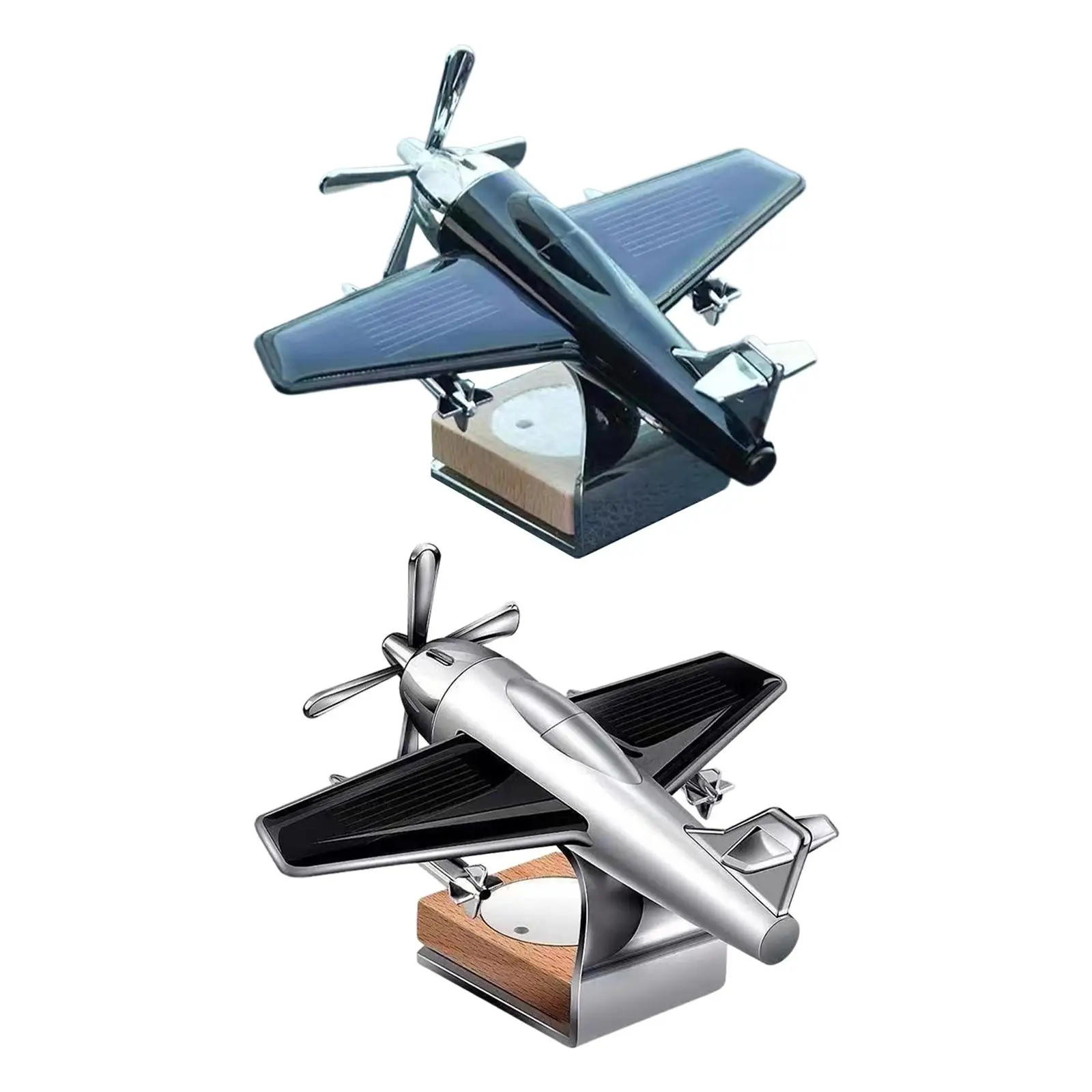 Helicopter Car Solar Energy Perfume Aluminum Alloy Decor Gift Solar Power Car