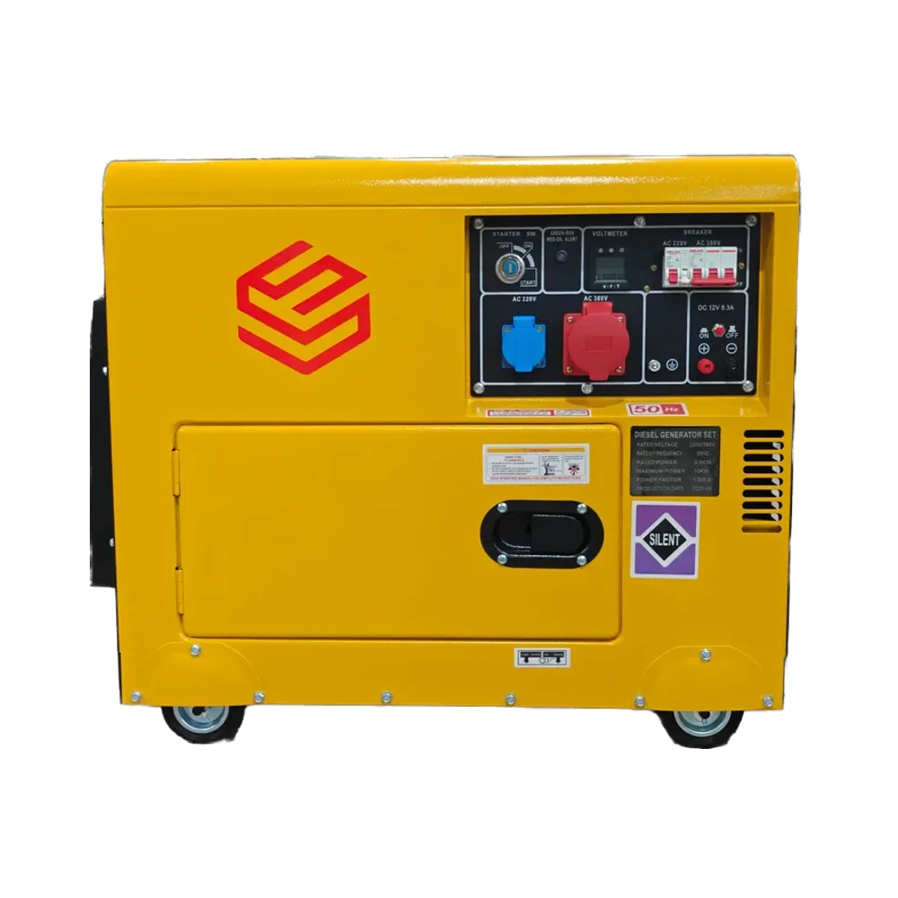 YHS Factory Direct Sale 6kva 8kva 10kva Low Noise Diesel Generator 12kva 15kva Silent Diesel Generator Set for Home Use