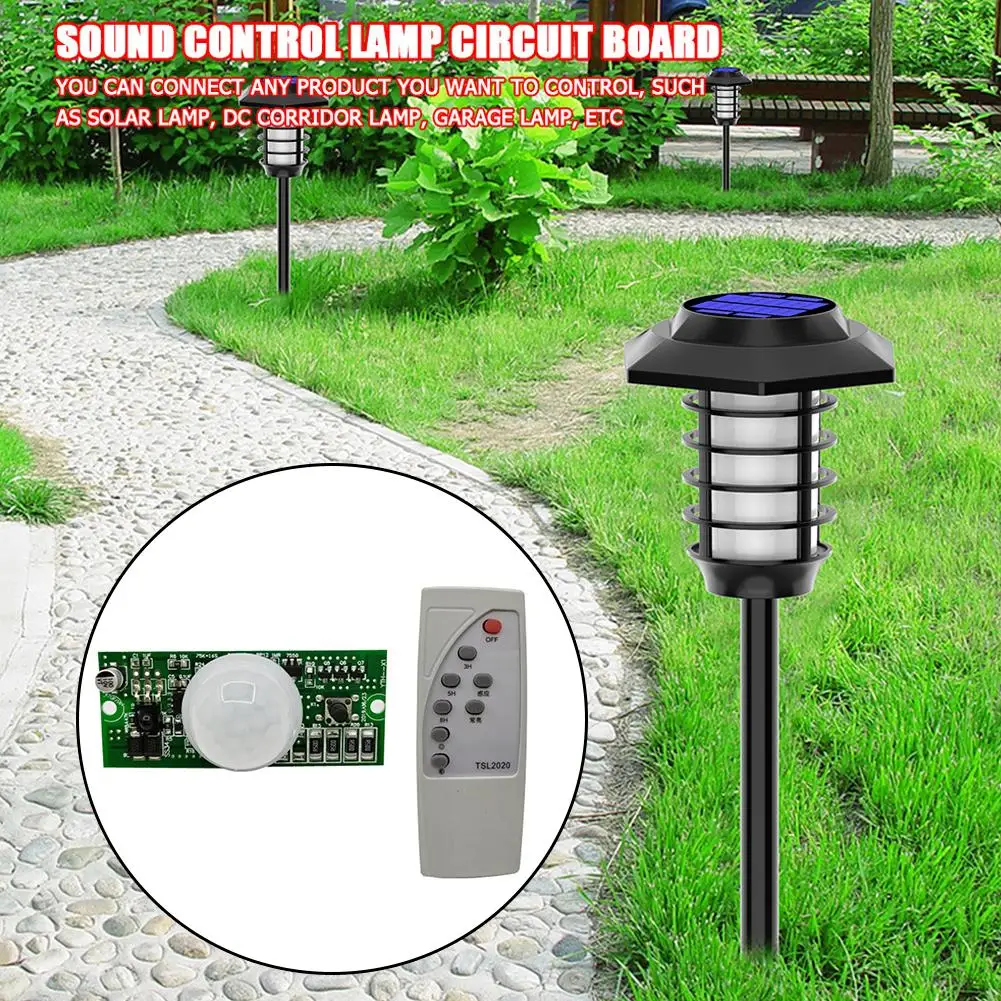 Remote Control PIR Human Body Sensor Night Light Circuit Board Module Solar Integrated Street Lamp Driver Controller