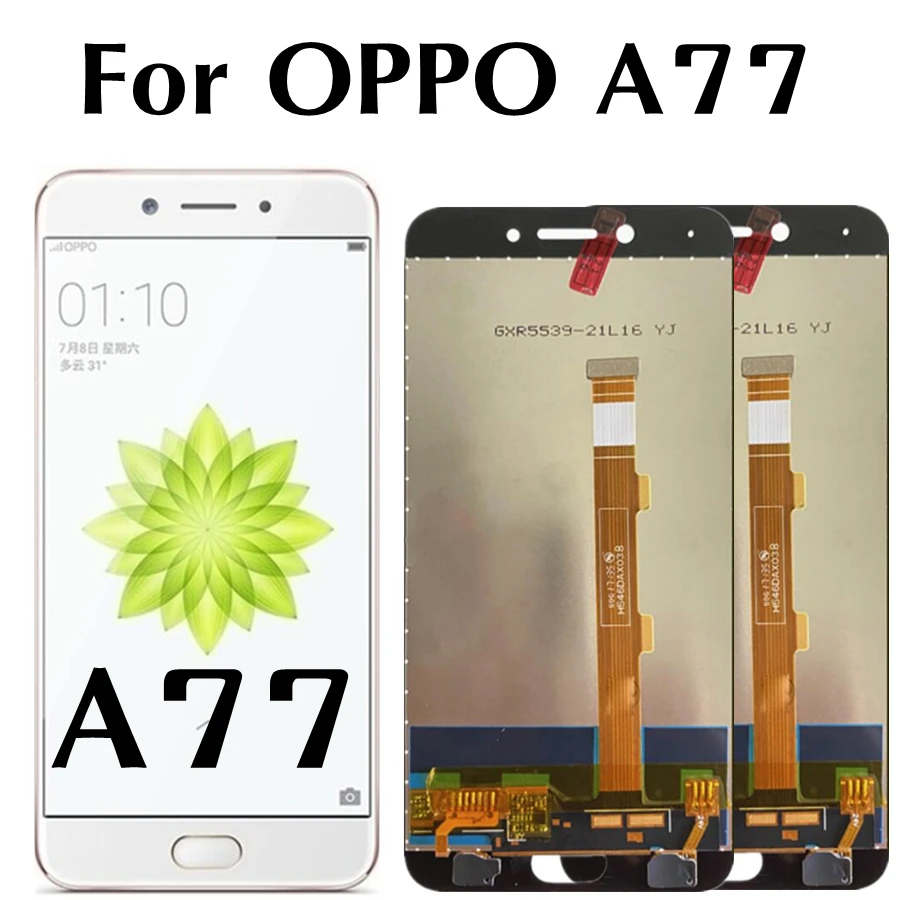 

5.5 For OPPO A77 A77T CPH1715 LCD Display Touch Screen Digitizer Assembly Replacement For oppo F1s A1601 2017 LCD Screen