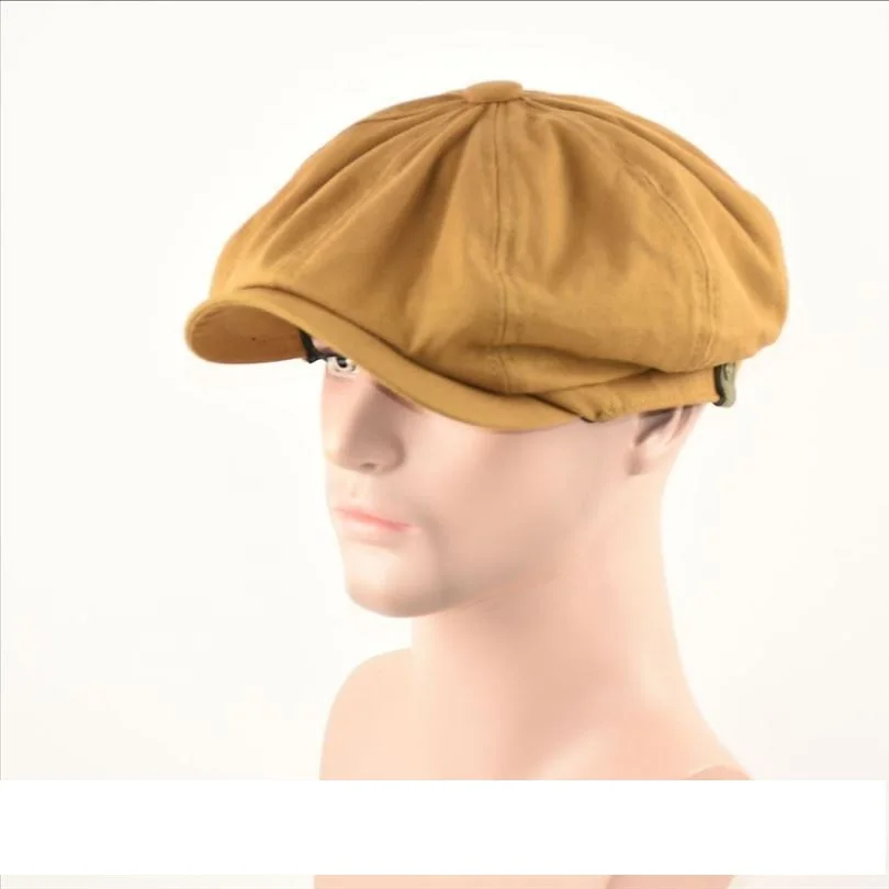 Übergroße Herren-Newsboy-Mütze aus 100% Baumwolle, Gatsby Ivy Golf Cabbie Hut, verstellbar für kleine bis große Köpfe, Übergröße – Detail 22