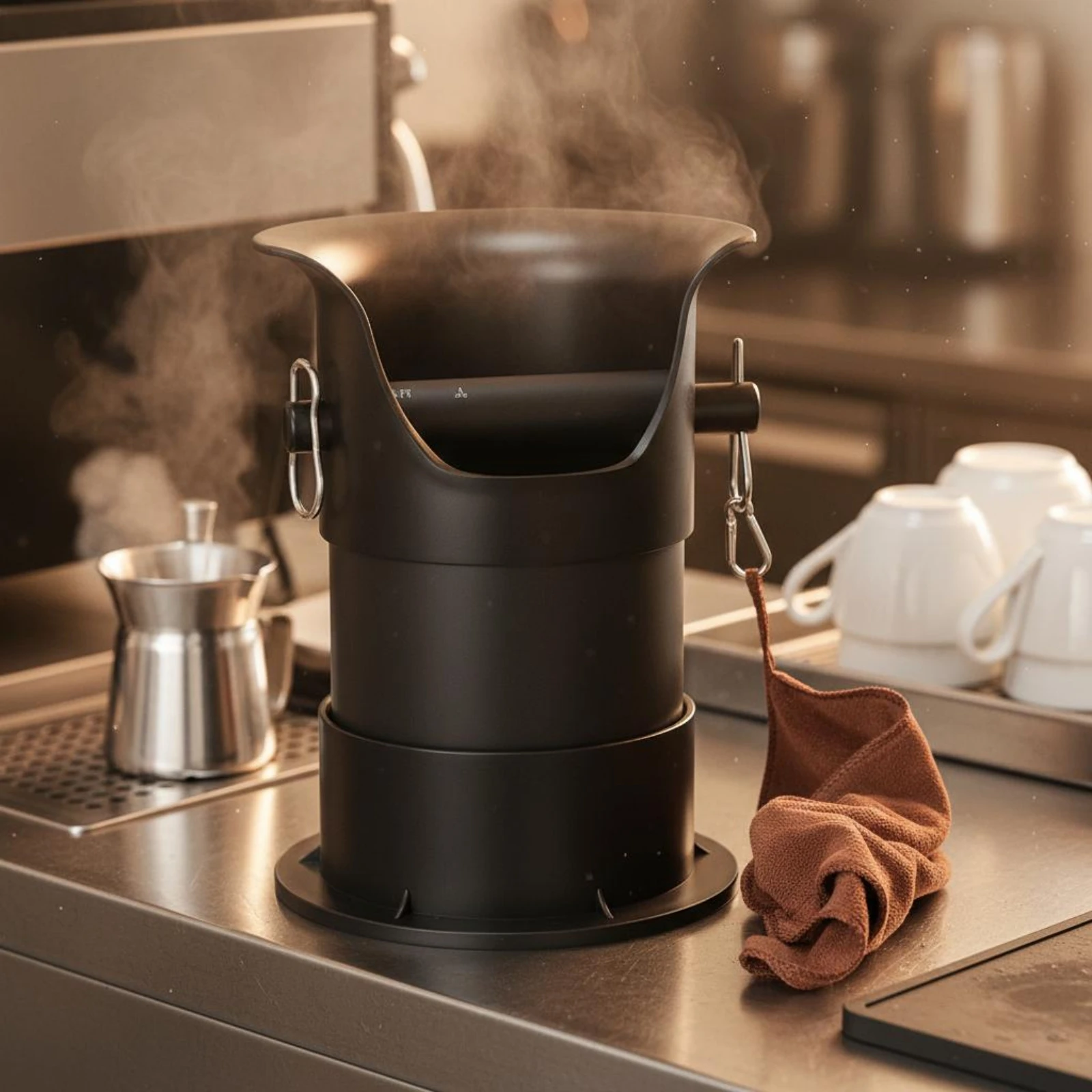 กล่องทิ้งกากกาแฟเอสเพรสโซแบบตั - Coffee Knock Box บทวิจารณ์และราคา