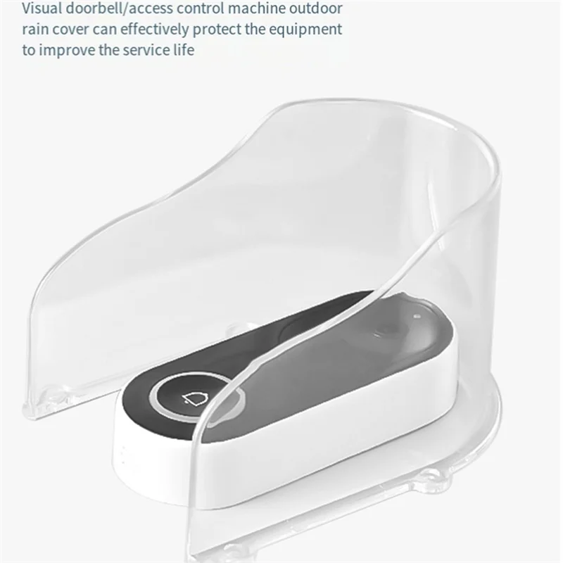 

【Superdeals】Doorbell Rain Cover, Ring Doorbell Cover Waterproof Protector Access For Door Access/Garage Door Opener