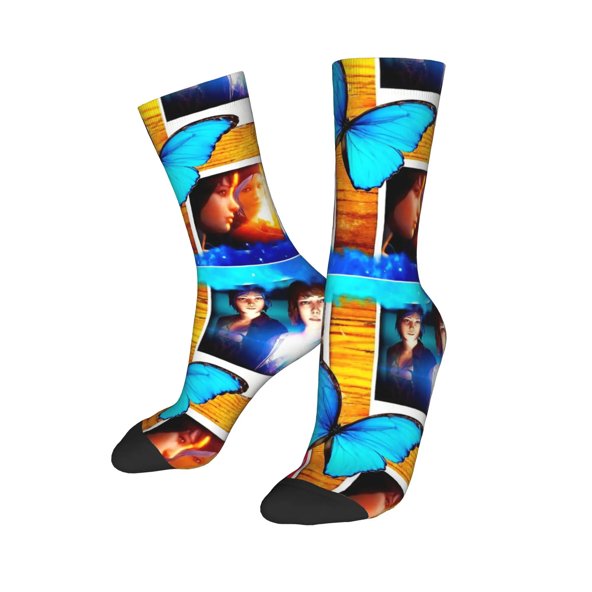 Носки Pricefield Max & Chloe Life is, повседневные чулки, осенние нескользящие женские и мужские носки, теплые мягкие дизайнерские уличные носки