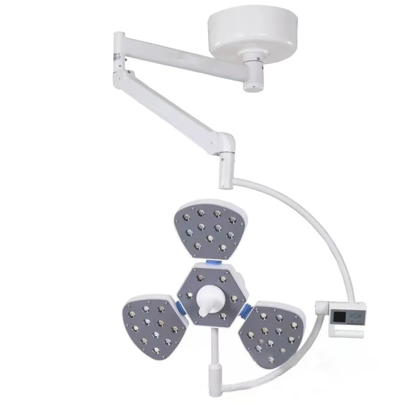 Movable Portable CRI 95% LED Shadowless Surgical 3 Petal Lights Surgery Lamp for hospital Operating Theatre room