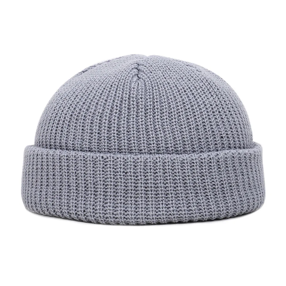 Skullies & Beanies Winter Warm Short Thread Casual Knitted Hat Comfortable Headwear for Adult Men Women, image 5