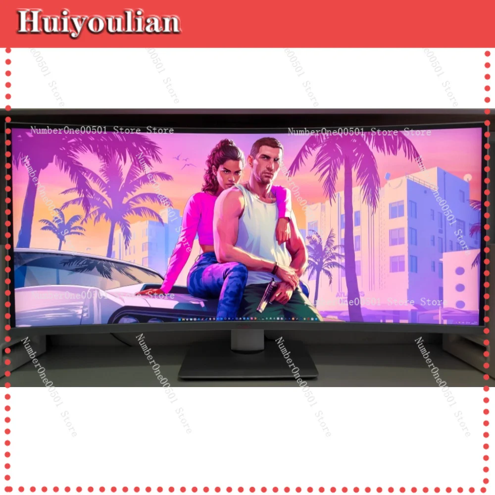 

40 Inch 5K 120Hz Black IPS Curved Ultrawide Monitor 21 to 9 Compatible with All Apple Series External Display