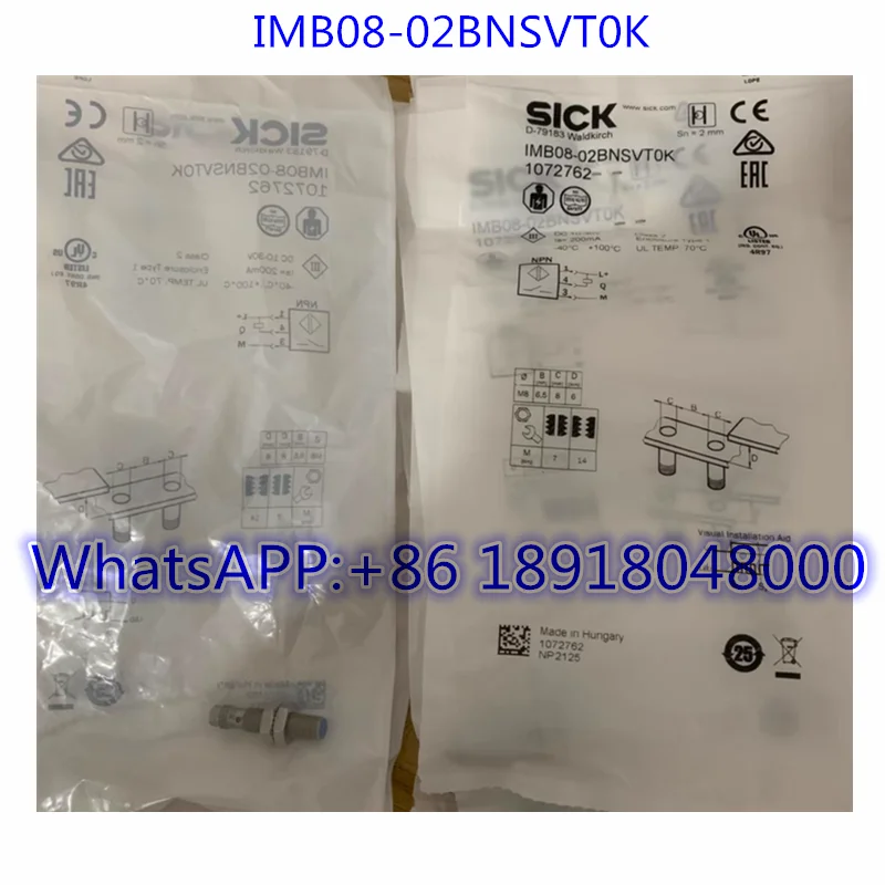 

Совершенно новый IMB08-02BNSVT 0K датчик 1072762 Быстрая доставка
