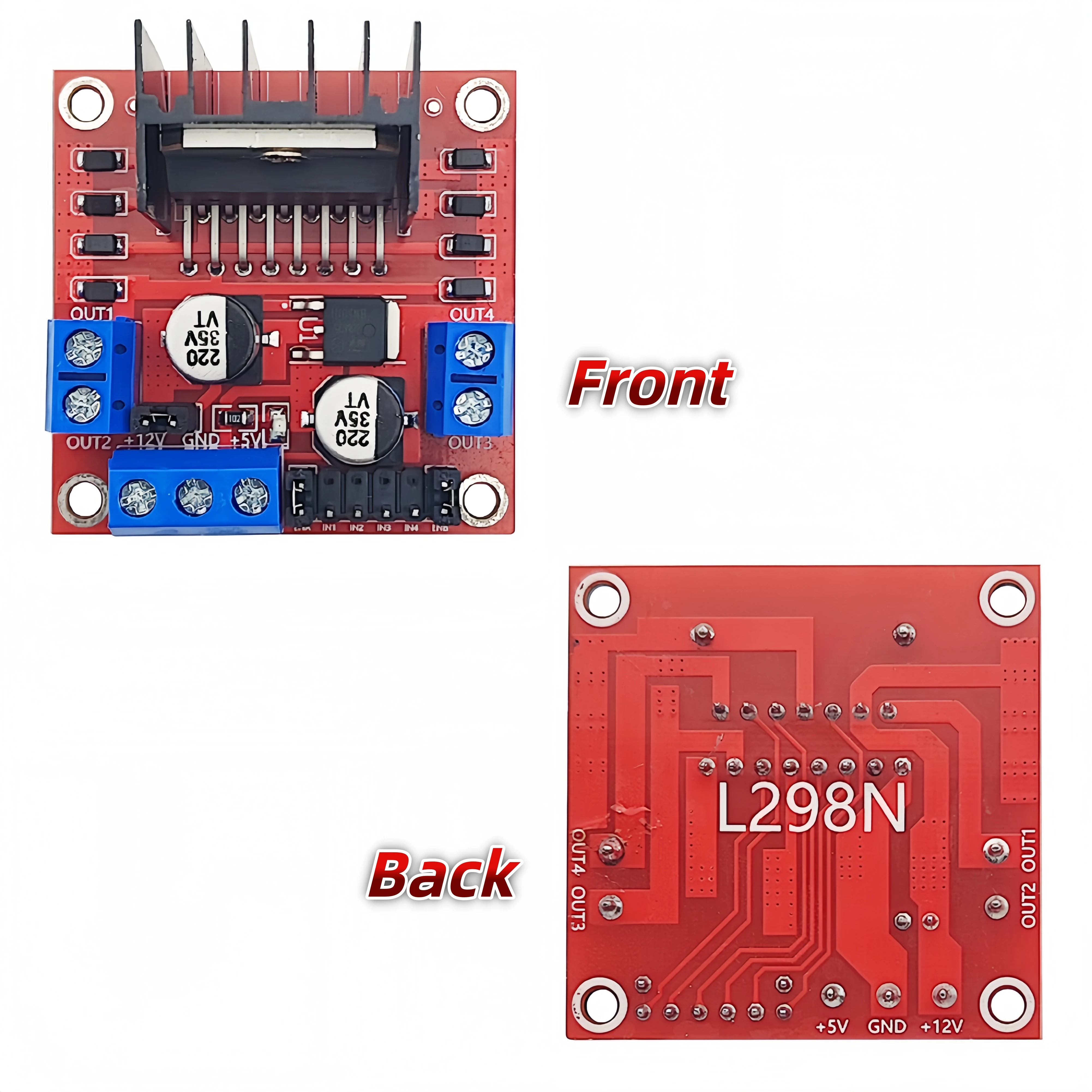 2Pcs L298N DC Dual H-Bridge St - L298N Module ulasan dan harga
