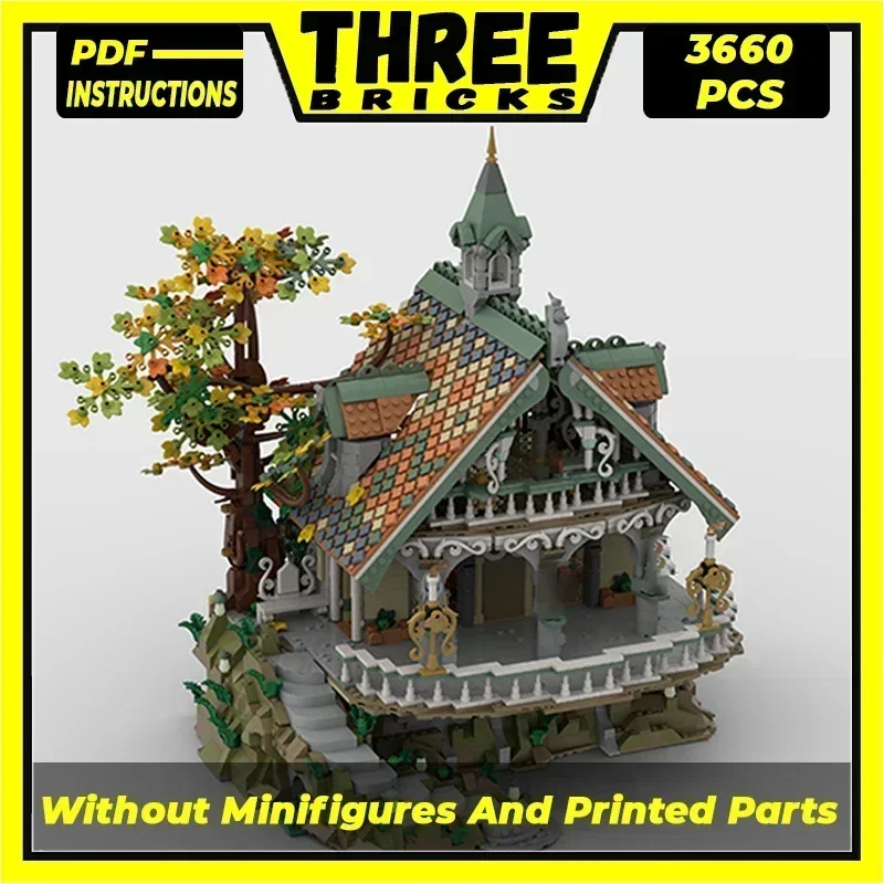 リングキングストリートビュー モデルMocビルディングブリック 最後の家 テクノロジーモジュラーブロック ギフト クリスマス おもちゃ DIYセット 組み立て