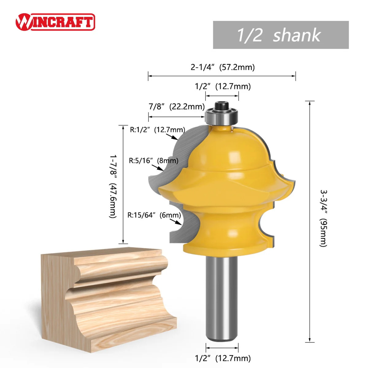 1/2 Shank Cutter Carving Magic Cutter Woodworking Router Carving