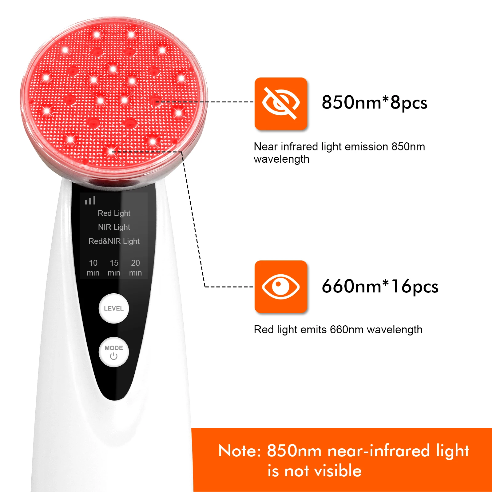 RED LED+ Anti-Aging Therapy by Project E Beauty | Collagen Boosting | Instant Firming and Lifting | Reduces Fine Lines & Wrinkle