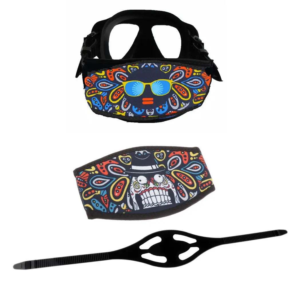 وسادة حبال ناعمة قابلة للتعديل من النيوبرين لأقنعة الغوص والغطس والسباحة ومعدات الغوص #5