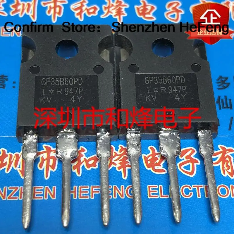 10PCS GP35B60PD IRGP35B60PD TO-247 600V 34A ORIGINAL Entrega rápida em estoque