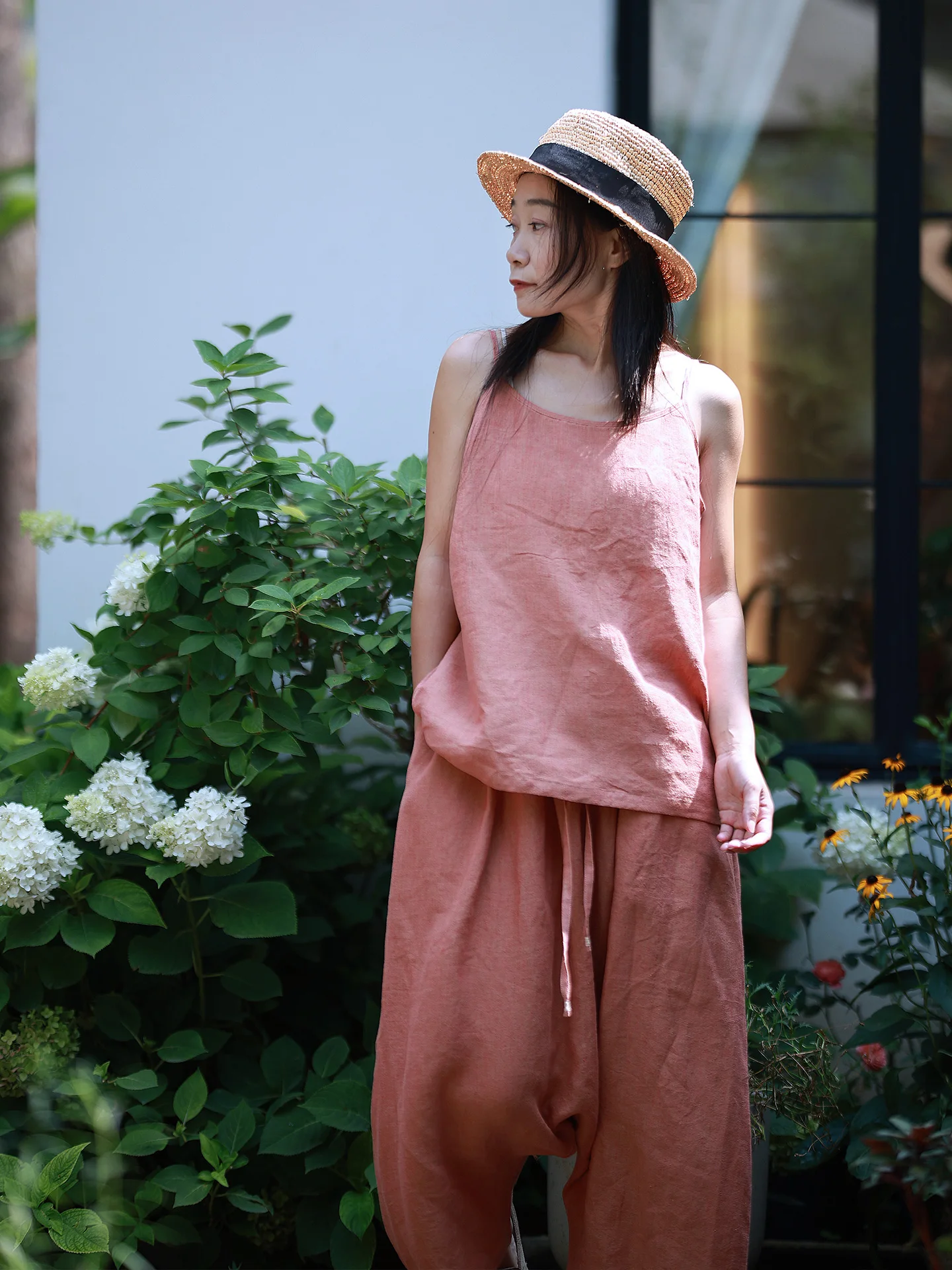 

Ecological Han Hanma Summer Candy Color Strap Top Fre Casual Versatile Summer irt Five Color Plum Blossom Fraance