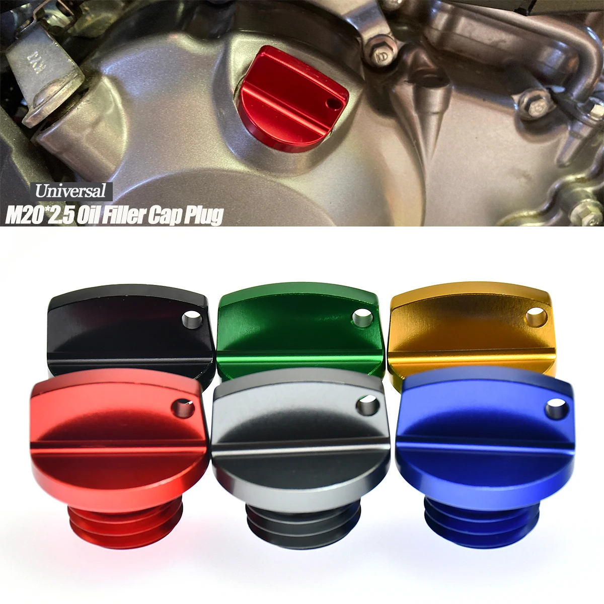 Motorcycle Oil Filler Cap Plug For Honda CRF250R CRF450R CRF250L/M For YAMAHA YZ 68 85 125 250 YZ1250 YZ250 YZ 250F 450F WR250F