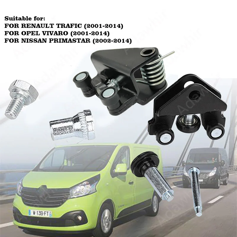 

1sets Sliding Door Roller for Renault Trafic II Opel Vivaro Primastar 2001-2014 OEM 7700312012/7700312012/7700312372