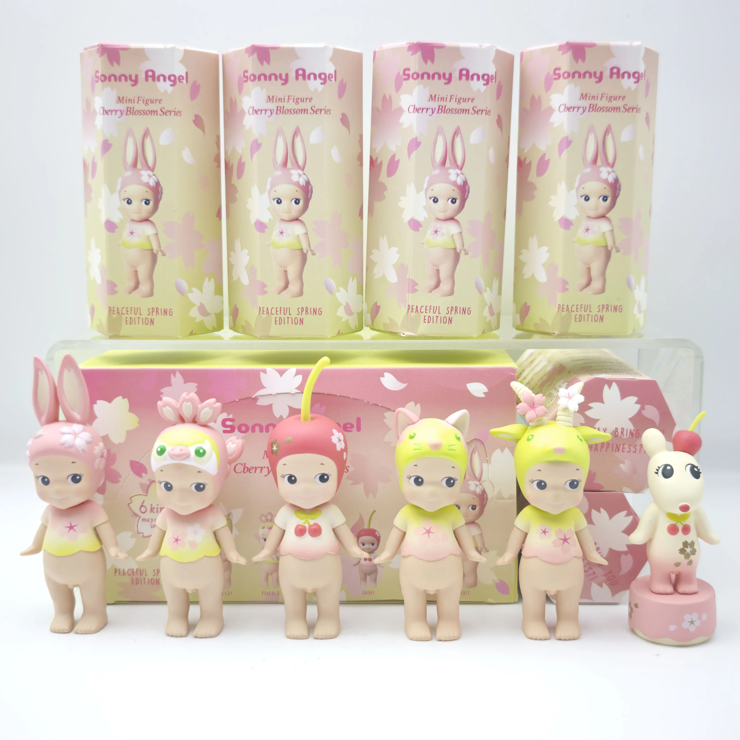 

Sonny Angel Blind Box Toys Cherry Blossom Series Anime Mini Action Figure Model Cute Doll Ornament Birthday Christmas Gifts