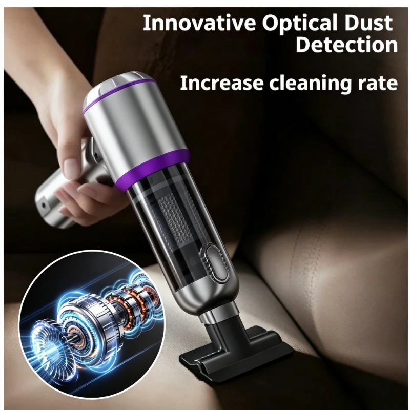 Car Vacuum Cleaner High Power Portable Handheld Wireless Brushless Motor Cleaning Machine Powerful Air Duster for Home Appliance