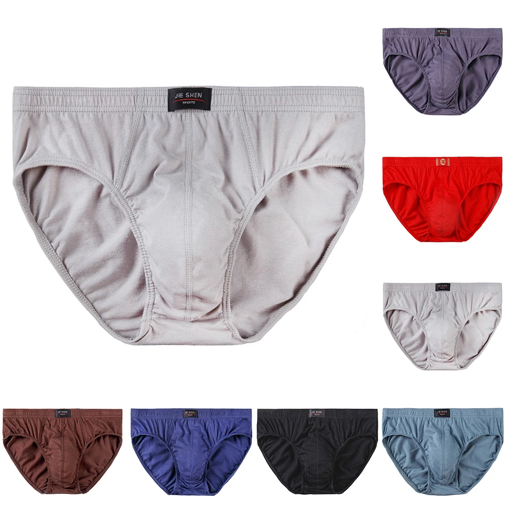 Уличные повседневные домашние мужские трусы, удобное нижнее белье с высокой талией, однотонное, дышащее, для пожилых людей среднего возраста