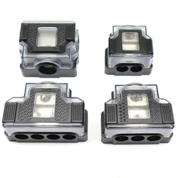 Car Junction Box Power Distribution Block Audio Power Fuse Holder Distribution 0 Gauge In To 4 Gauge Out