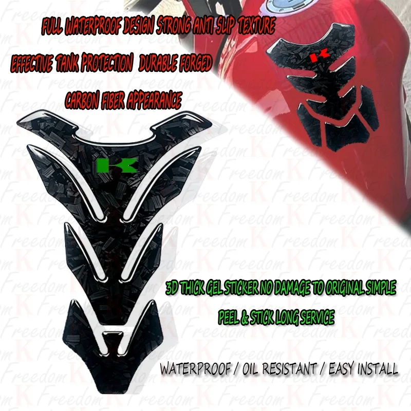 3D Motorcycle Forged Carbon Fiber Fit For For Motorcycle Sport Bike 400/500/650 H2 Z500 Z650 Z750 Z800 Z900 Z1000/SX VERSY