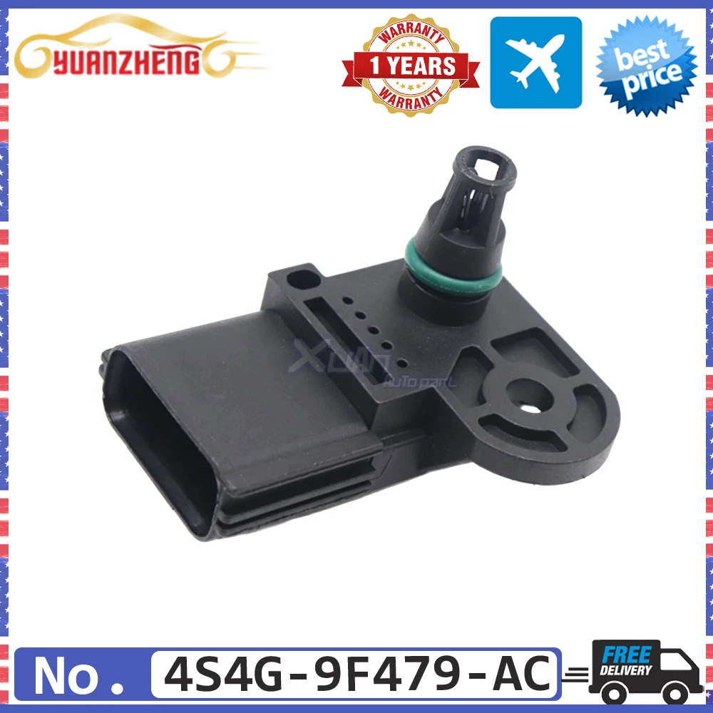 

NEW MAP Manifold Absolute Boost Pressure Sensor For MAZDA 3 5 6 MX-5 For Ford Escape Ranger For Mercury Milan 4S4G-9F479-AC