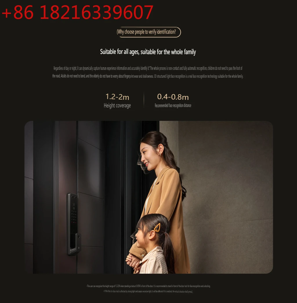 

Умный дверной замок TAO 2 с распознаванием лиц 3D, шумоподавлением, полностью автоматический, с AI-камерой, NFC, разблокировка по отпечатку пальца, Mi