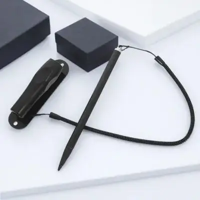 

1pc Resistive Screen Stylus Pen Hard Tip Smooth Abs Tether Lanyard For Navigation Pos Machines Gaming Devices Scratch Proof Fine
