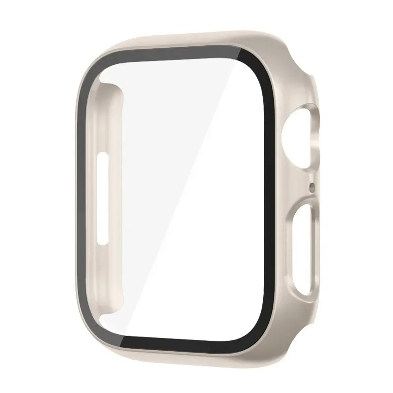 Vetro + copertura per Apple Watch 45mm 41mm 44mm 40mm 42 38 49mm cassa dell\'orologio accessori protezione dello schermo iwatch series 6 SE 7 8 9