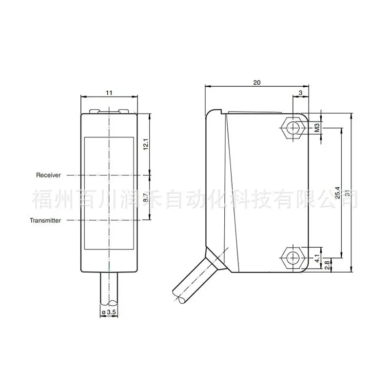 ML100-8-H-100-RT/102/115 P + F Background Suppression Sensor Miniature Design New Inquiry