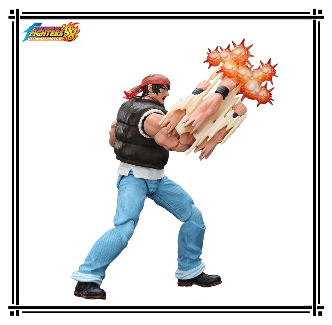 

Оригинальная фигурка JOYTOY 1/18 KOF'98LMIkari Wariors TeamRalf Jones, игрушечная модель в подарок