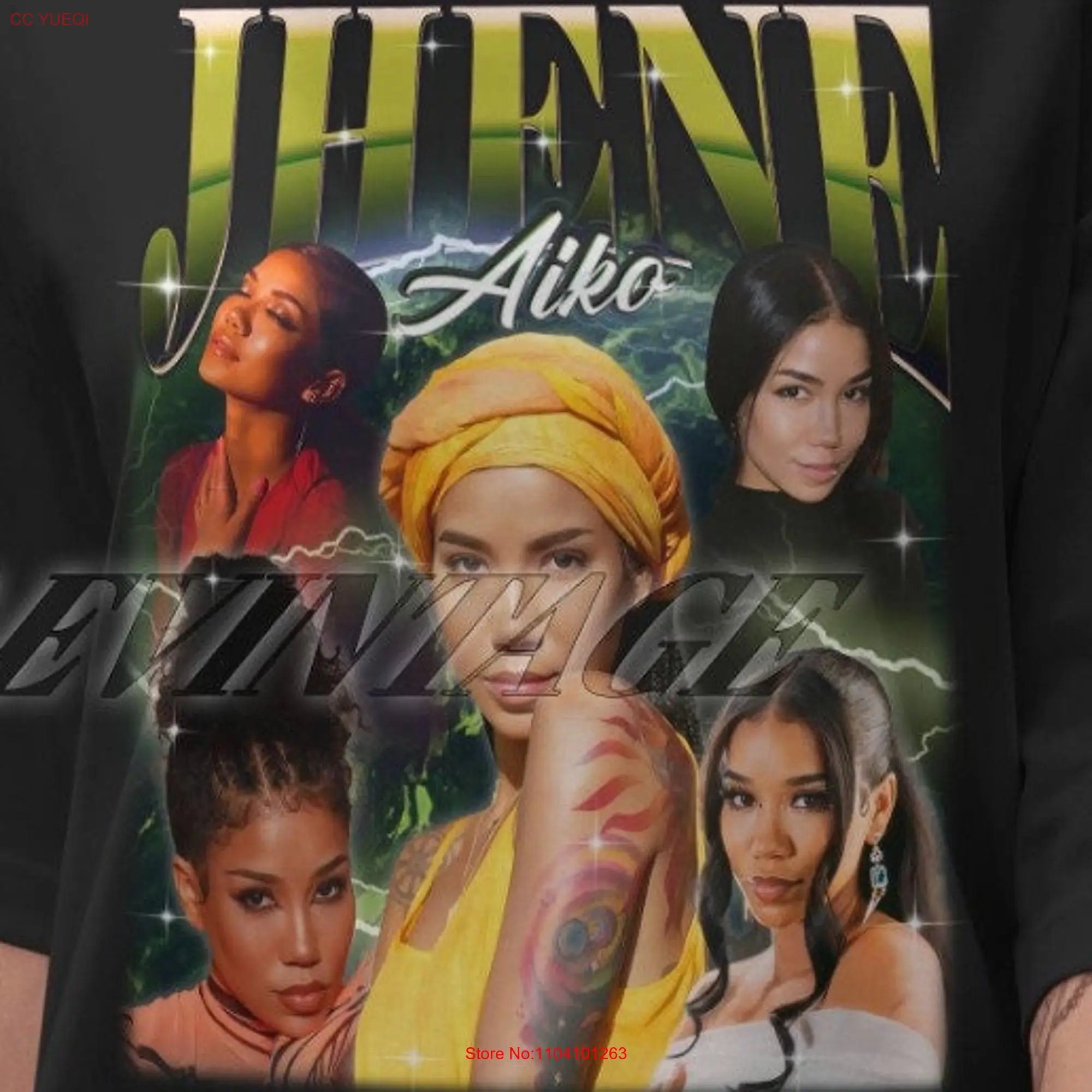 Limited Jhene Aiko Vintage T Shirt Softstyle Homage Fan Retro long or short sleeves