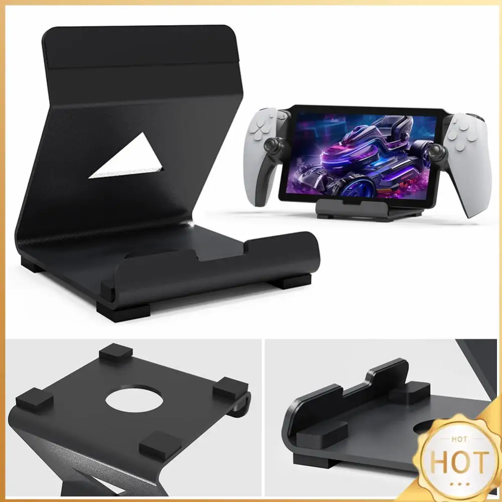 

Desktop Stand Holder Save Space Tablets Stand Display Stand with Anti-Slip Silicone Pad for Portal Steam Deck ROG Switch