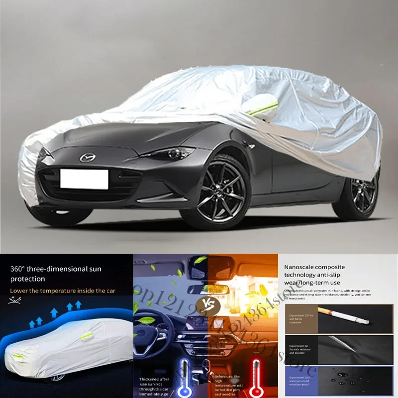 For Mazda MX-5 Auto Anti snow Anti dust Anti-uv Anti peeling paint And Anti Rainwater 210t car cover Car cover protection