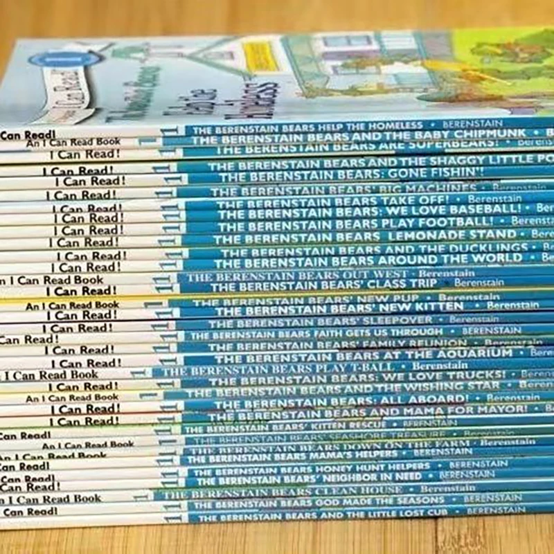 Children's books Beibei Bear 34 volumes The Berenstain Bears high-quality I Can Read L1 English enlightenment picture book