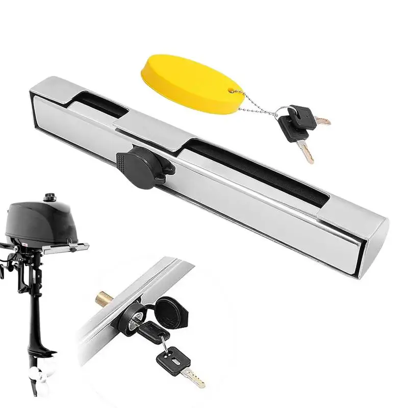 

Boat Engine Lock Boat Stainless Steel Heavy Duty Motor Lock Adjustable Marine Engines Locking Outdoor Safety Accessories For