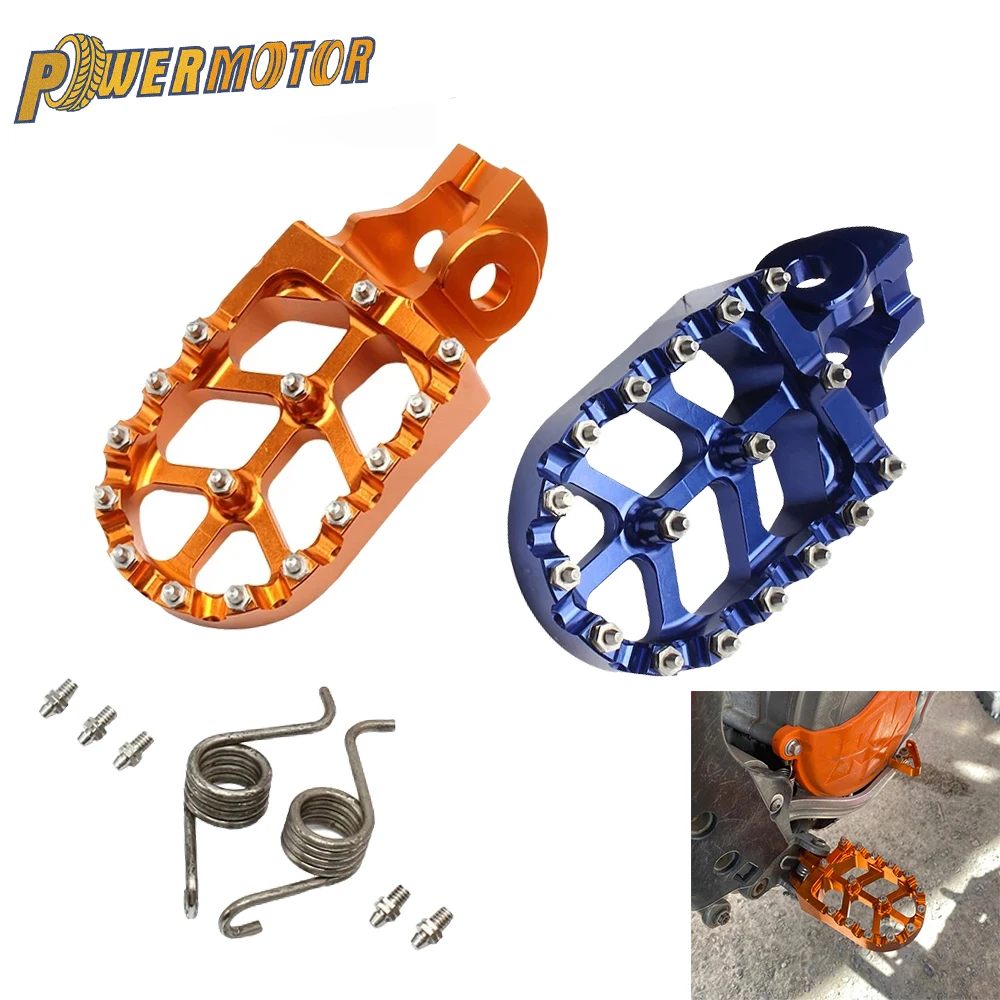 Motorrad-Fußrasten Fußstützen Pedale für KTM BETA HUSQVARNA ENDURO SX EXC XC RR 2T 4T TC FX TE 125 250 300 450 Dirt Bike Teile