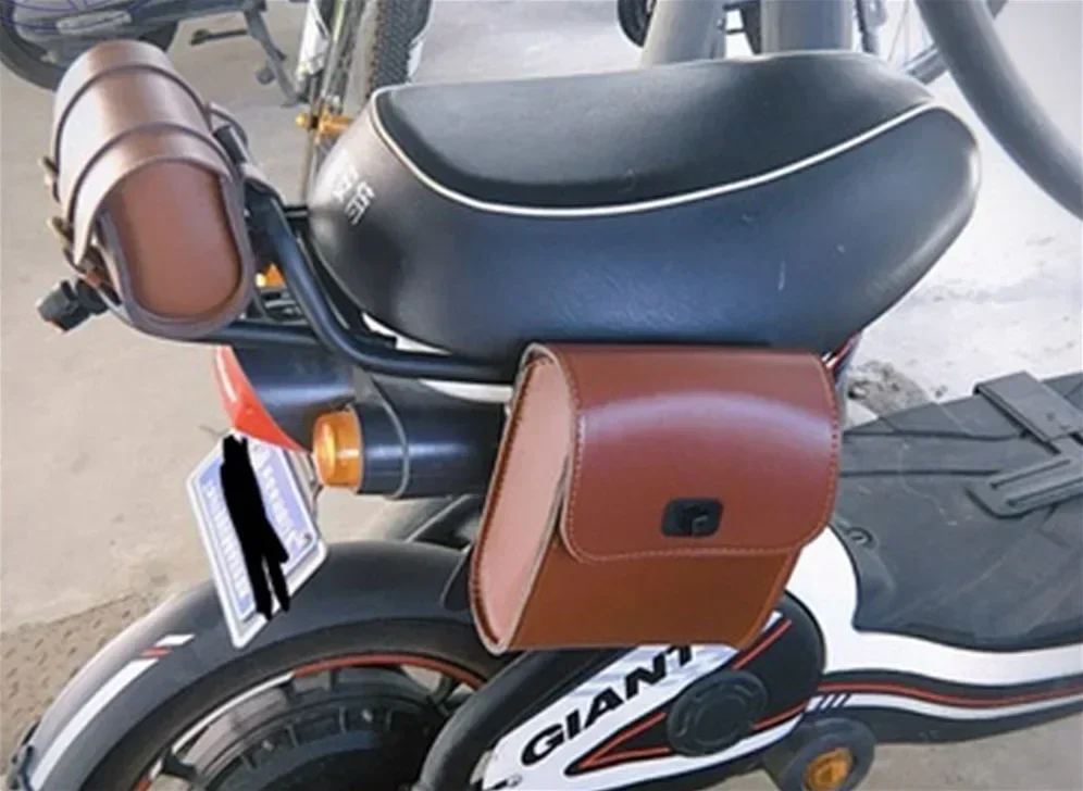 Universal Motorcycle Bicycle Waterproof Saddlebag Side Rear Travel Luggage Bag Handlebar Tool Phone Wallet Bag For Harley BMW view 4