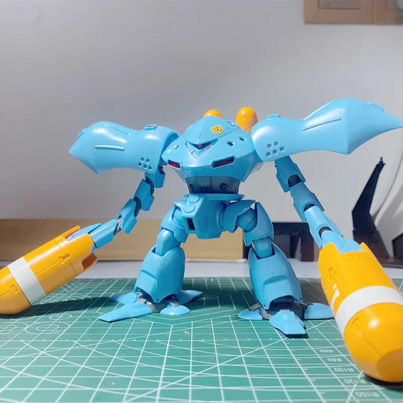 Hg hygogg mech kit de modelo de montagem figuras de ação decoração de mesa boneca menino quebra-cabeça brinquedo presente com adesivo de água colecionável