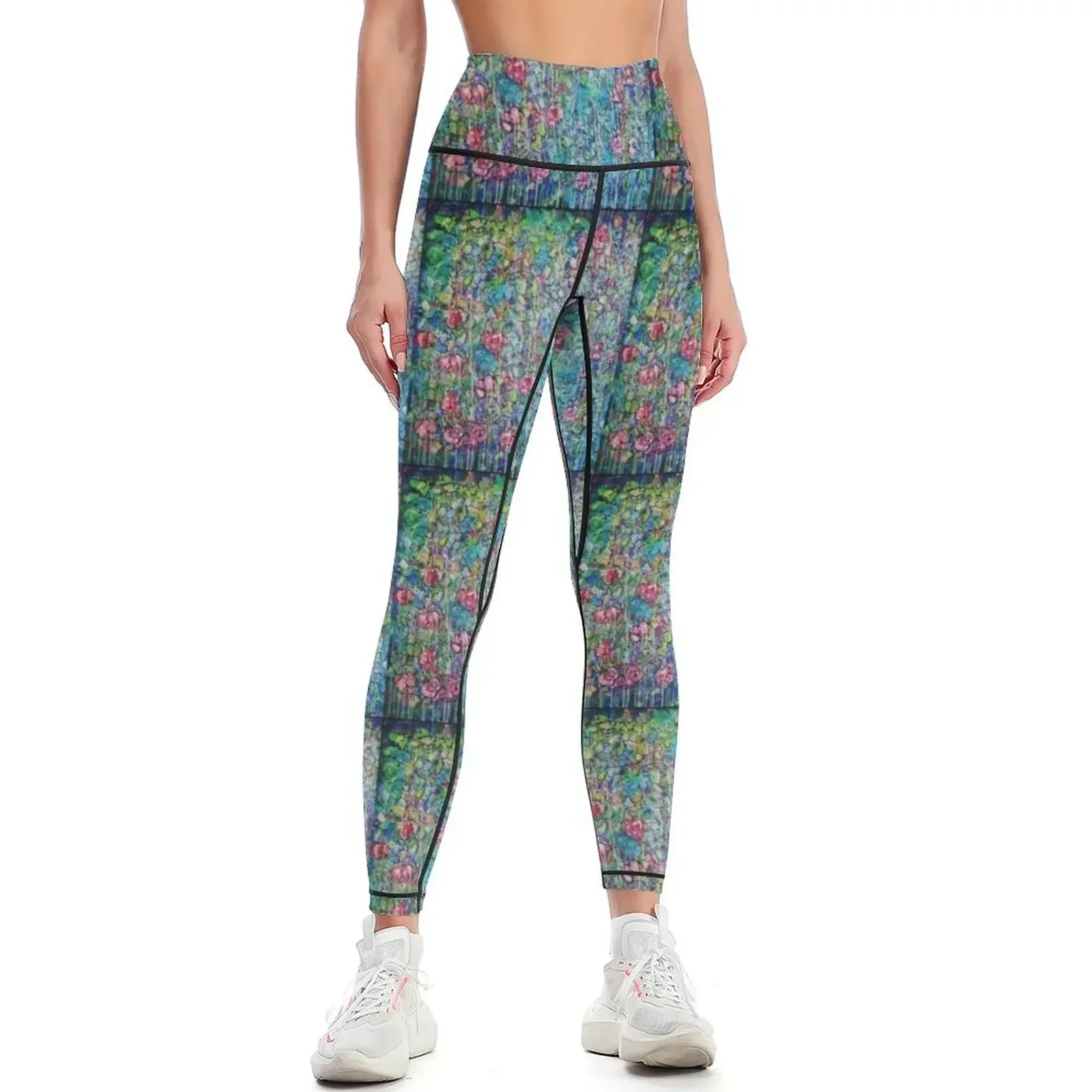 

Roses, turquoise Leggings harem pants gym's clothing Sports pants for sporty woman push up Womens Leggings