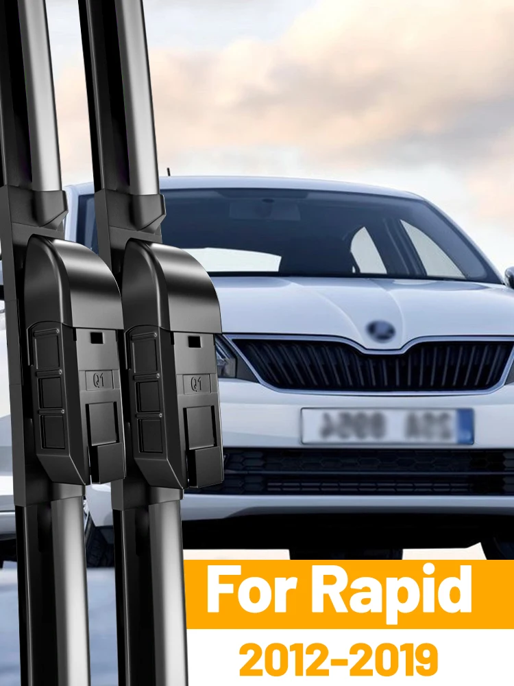 Pióra wycieraczek przednich 24"+16" do Skoda Rapid 2012-2019 NH Sedan Hatchback Spaceback Szyba przednia Szyba przednia 2013 2015 2018 — zdjęcie 2
