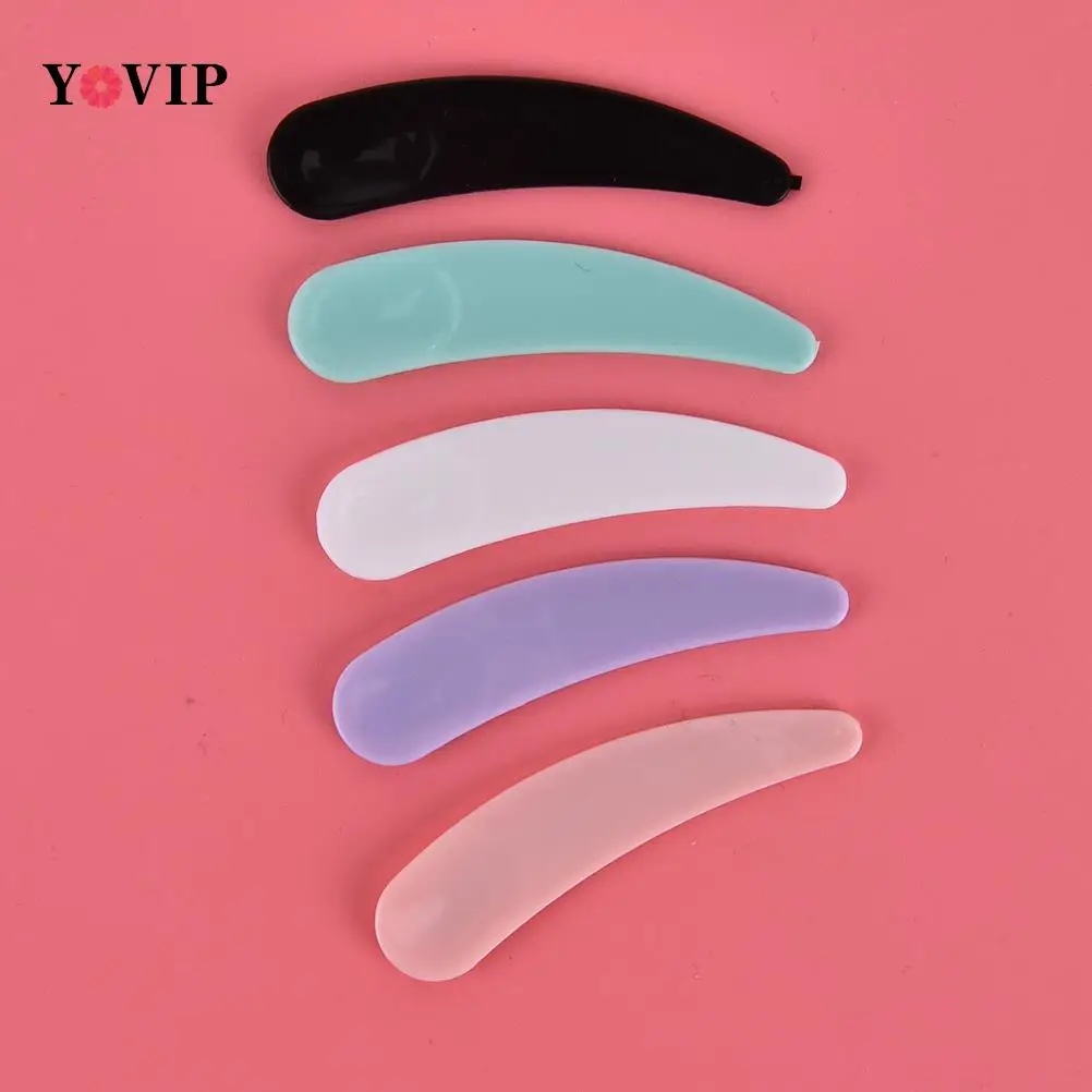 30pcs/lot Plastic Mini Disposable Cosmetic Spatula Scoop Spoon Makeup Maquillage Tools Equipment Face Beauty Facial Mask Stick